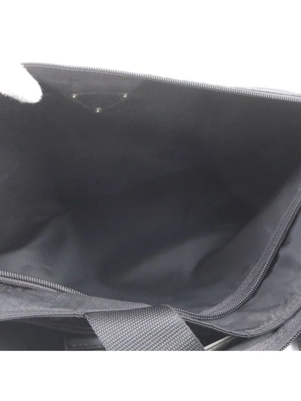 Prada White Tag Tessuto Nylon Triangle Logo Tote Bag Shoulder Document